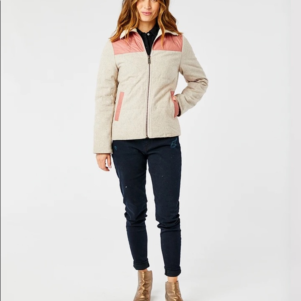 Down-filled jacket